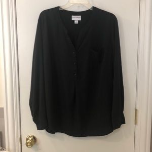 Black dress shirt